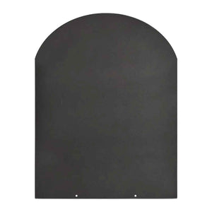 Pedana salvapavimento sotto stufa a legna e pellet in acciaio 80x60 cm