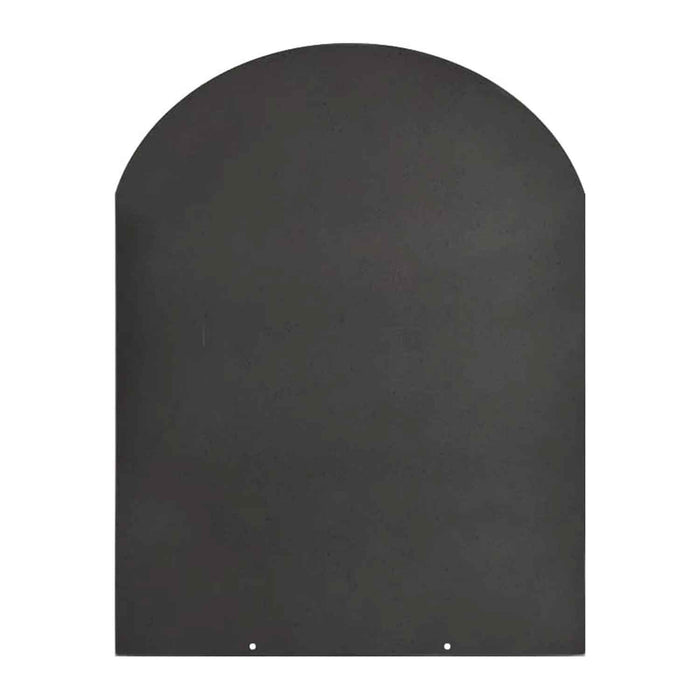 Pedana salvapavimento sotto stufa a legna e pellet in acciaio 80x60 cm