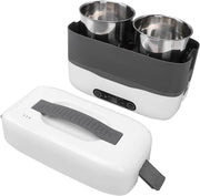 Lunchbox elettrica riscaldatore alimenti 2L - 250W - 24 ore di riserva - termos di doppio strato con 4 viti - pannello di controllo digitale - riscaldatore portatile - utile per viaggi in trasferta