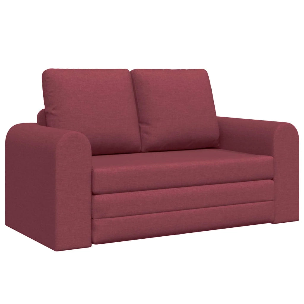 Divano letto 60cm Rosso Vino Tessuto 4106676