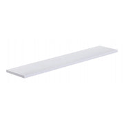 Mensola da Muro, Scaffale Legno, Mensola da Parete, Bianco, 76x15,5x1,8 cm - Smart