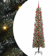 Albero di Natale Artificiale-Albero Natalizio con 300 LED Verde 180 cm 517075