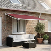 Telo di ricambio per tenda da sole Rosso Borgogna 400 × 350 cm 3444254