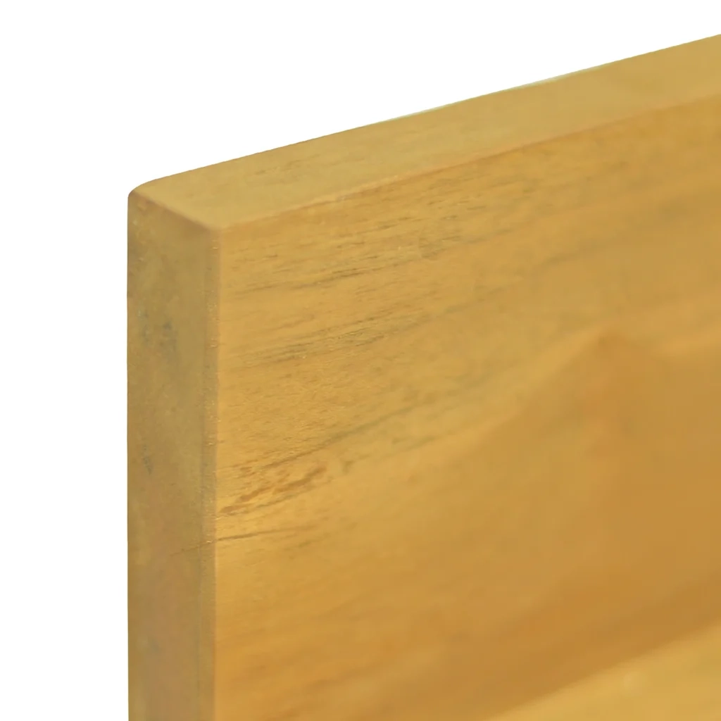 Mensole da Parete 2 pz 90x10x10 cm in Legno Massello di Teak cod mxl 32986