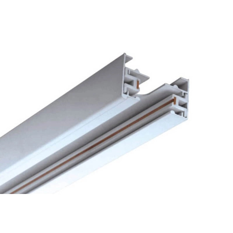 Sistema Illuminazione Binario Monofase Bianco, Binario Connettori Giunti (Binario 3M)