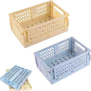 2 cassetti ripiegabili, contenitore di archiviazione, contenitori di plastica, cassetto ripiegabile, plastica, stabile, mini-contenitori, contenitore di plastica pieghevole, cassetto ripiegabile per cucina, camera da letto, ufficio