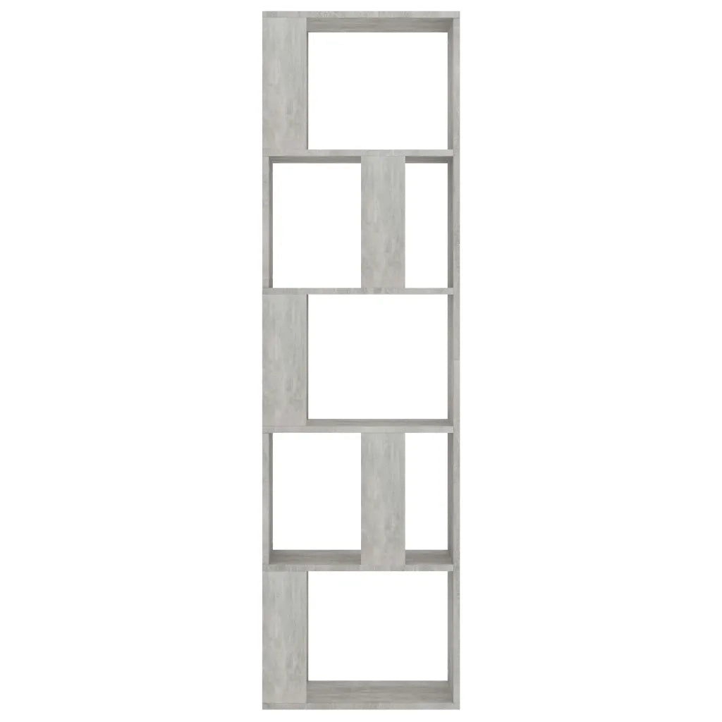 Libreria/Divisorio Grigio Cemento 45x24x159cm Legno Multistrato 800112