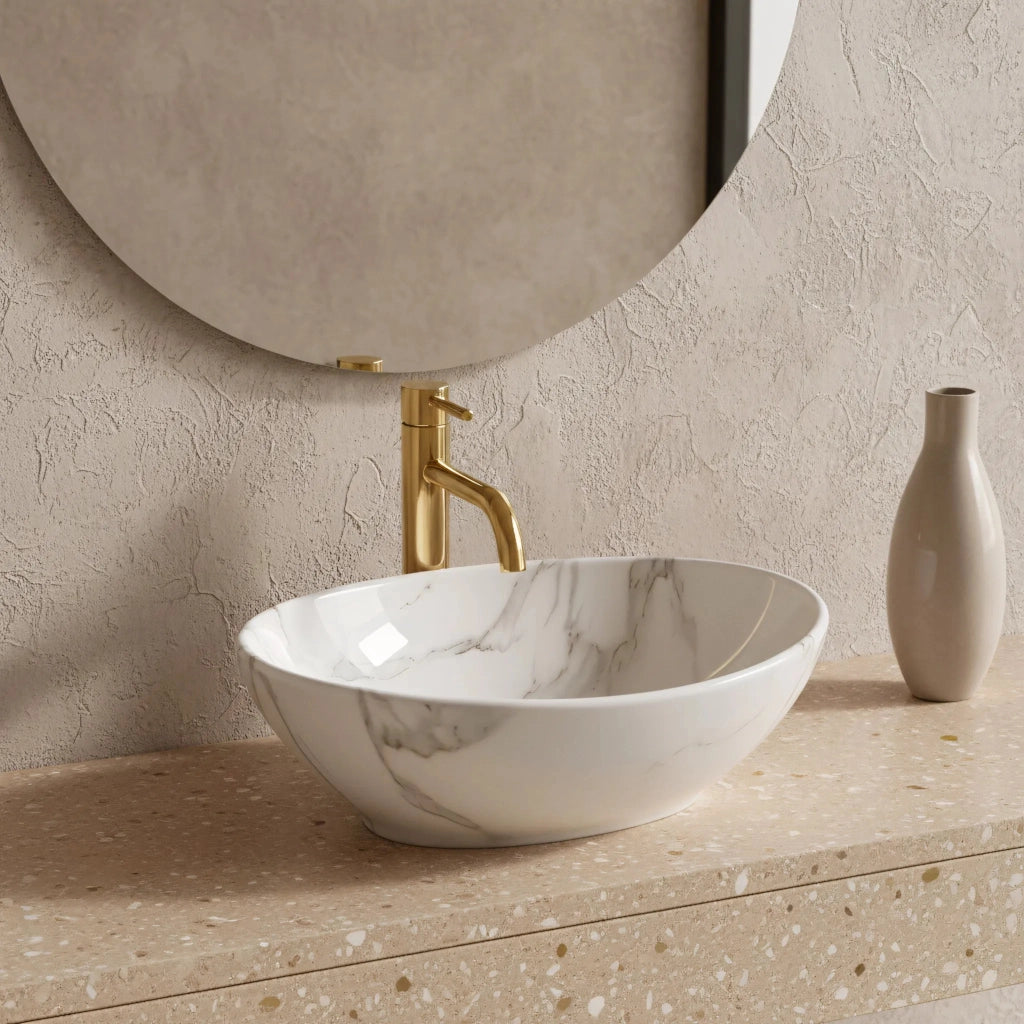 Lavabo Da Appoggio Rea Sofia Shiny Aiax