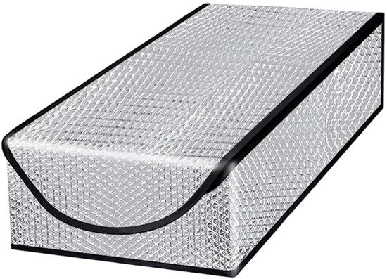 Zoldertrap Isolante Hoes Energie Risparmiante - Copertura Antincendio del Tetto del Sottotetto - Telaio Isolante Extra Spesso - Isolamento della Porta del Sottotetto - Materiale di Alluminio Duraturo - 26,4 x 55,1 cm