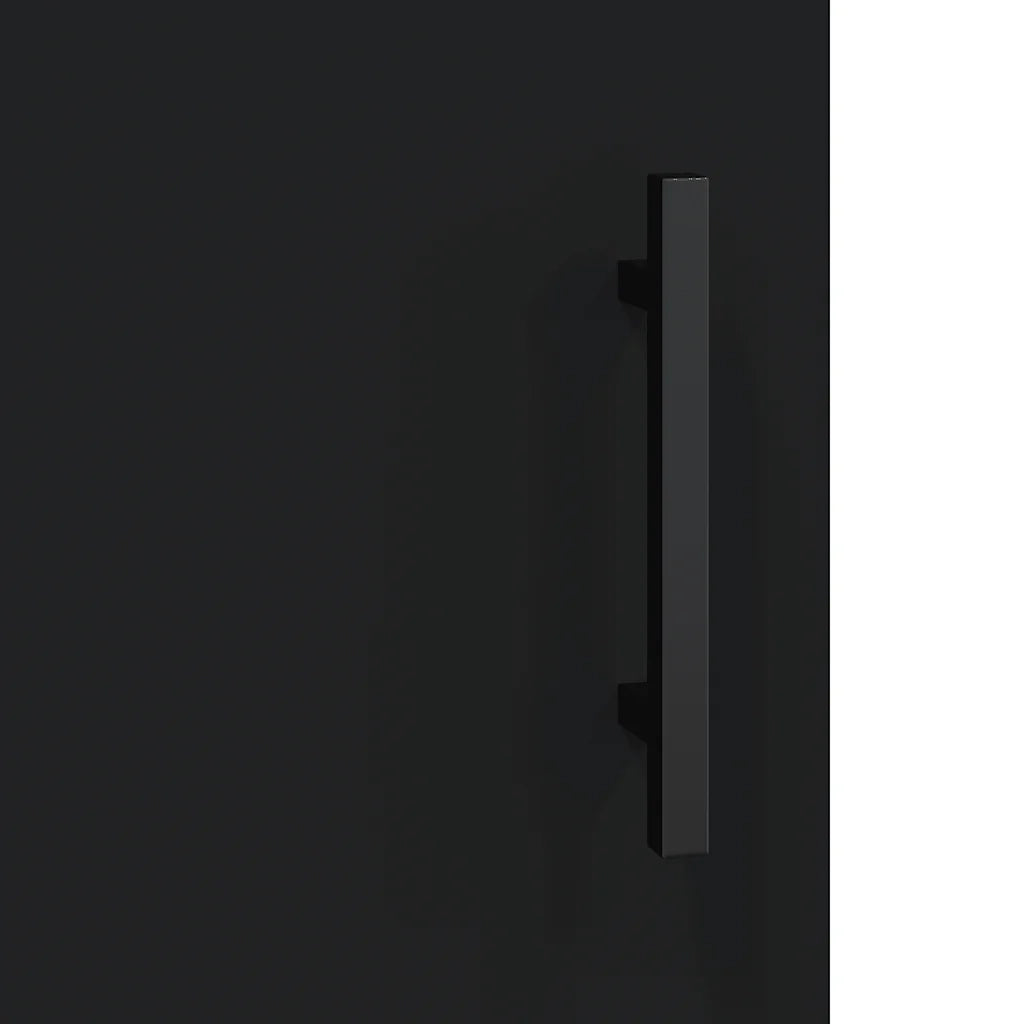 Mobile a Parete Nero 69,5x34x90 cm 828501