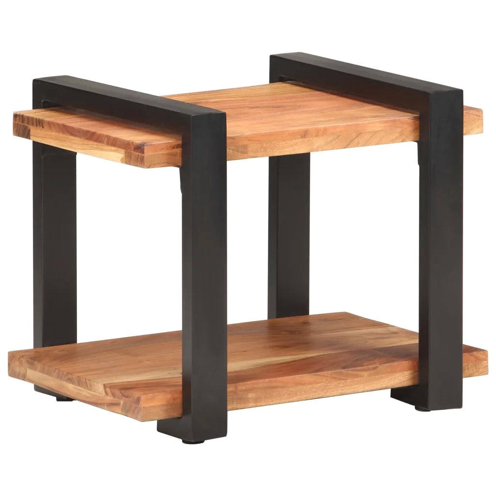 Comodino 50x40x40 cm in Legno Massello di Acacia cod mxl 30059