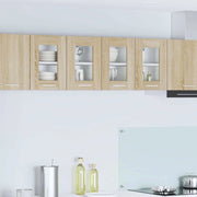 Armadio pensile con porta 2 pcs Rovere Sonoma 60 x 31 x 40 cm 884215