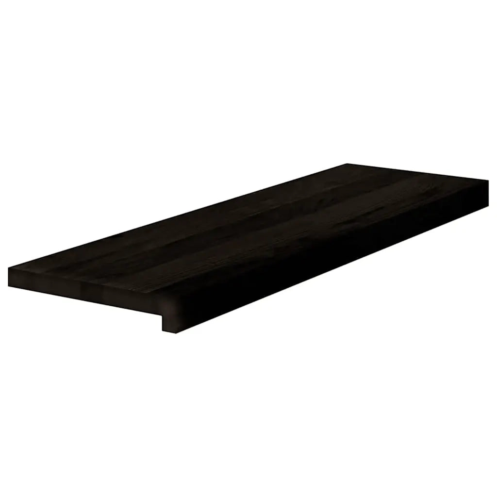 vidaXL Gradini 12 pz Marrone Scuro 80x25x2 cm Legno Massello Rovere