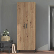 Mobile Portascarpe Ciminna, Scarpiera 5 Ripiani, 67.5x35x195h cm Marrone Rovere