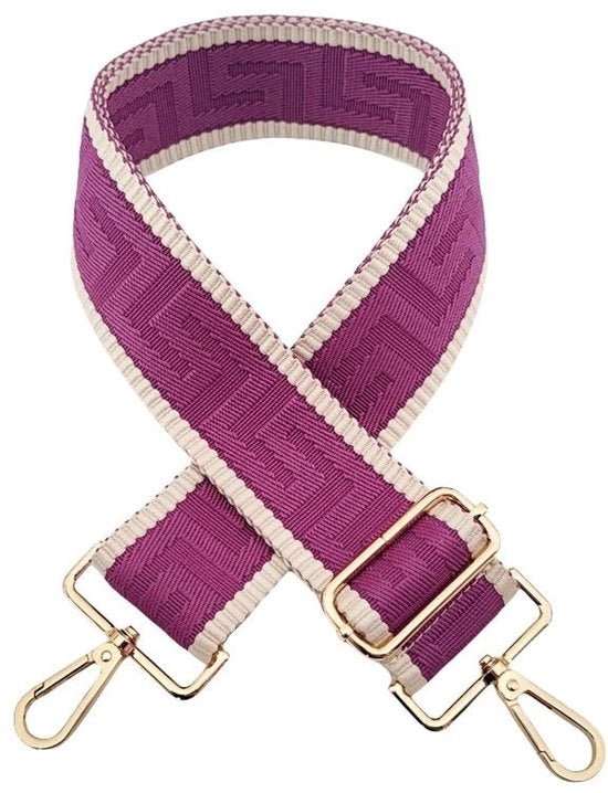 Cinturino regolabile da spalla per borse 72-130 cm - larghezza 5 cm - stile boho - cinturino per borse - nylon resistente
