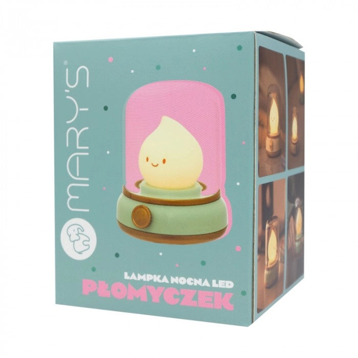 Mary's Lampada Notturna Bambini LED Fiamma Verde 3W