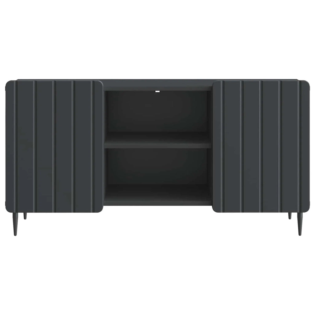Mobile TV Nero 102 x 34,5 x 52 cm Legno ingegnerizzato