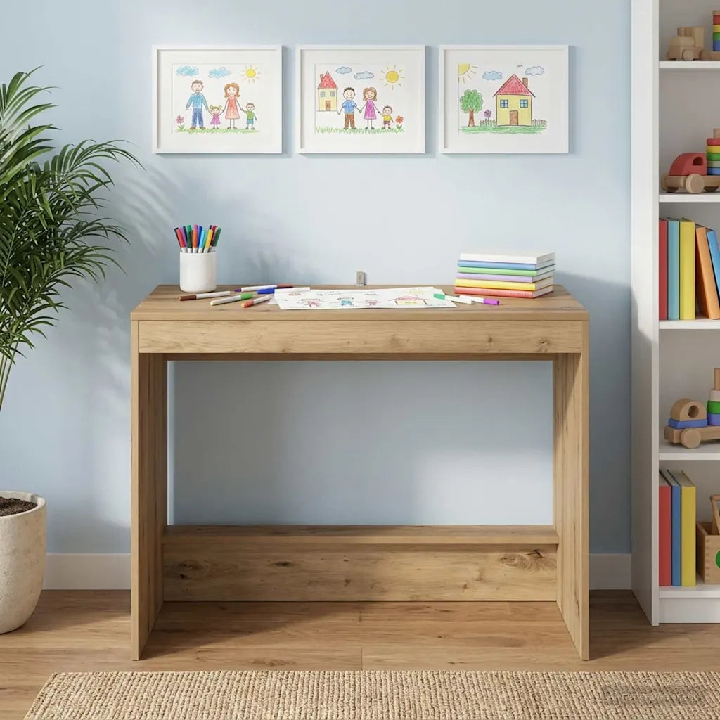 Scrivania Letto Rovere Artigianale Legno ingegnerizzato