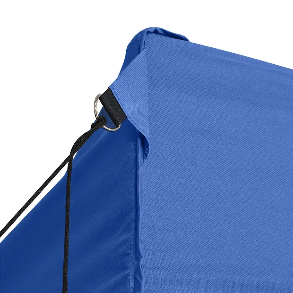 Gazebo Professionale Pieghevole con 3 Pareti 3x4m Acciaio Blu cod mxl 51347