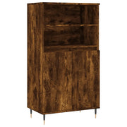 Credenza | Madia | Buffet da pranzo | Armadio da pranzo Rovere Fumo 60x36x110 cm in Legno Multistrato