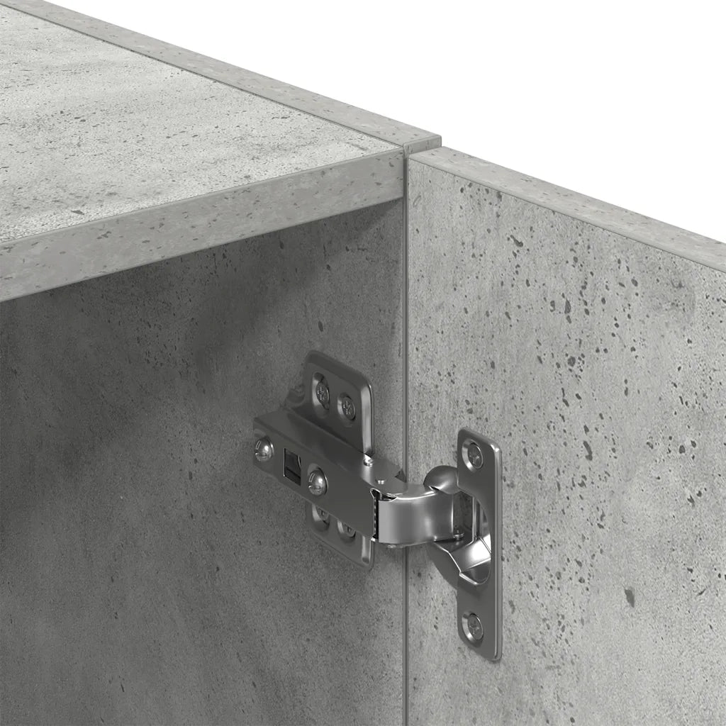 Set di Mobili da Cucina 3 pz Grigio Cemento in Truciolato