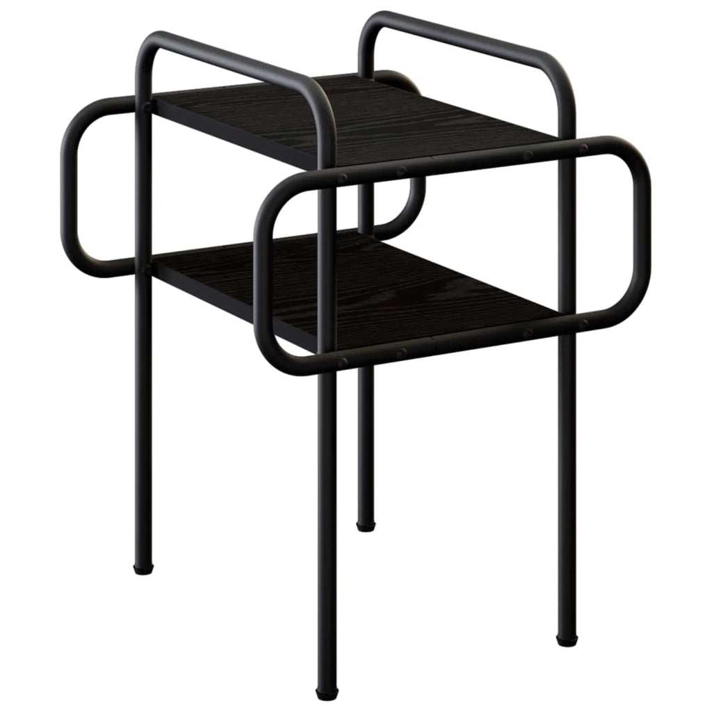 Tavolino da salotto Rovere Nero 40 x 40 x 51 cm 8007744