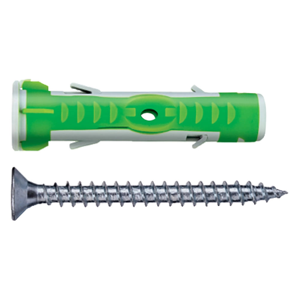 TASSELLO BI-COMPONENTE 'BI-FIX' Ø 8 x 45 - vite TPS 5 x 50- 75 pezzi  - G&B