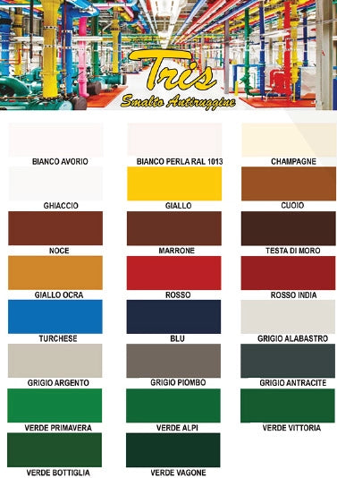 SMALTO ANTIRUGGINE 'TRIS' IDEAL STAR 0,750 lt - Rame - IDEAL STAR