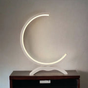 Lampada da tavolo a led abatjour dal design moderno per comodino notturna luce bianca 4000K