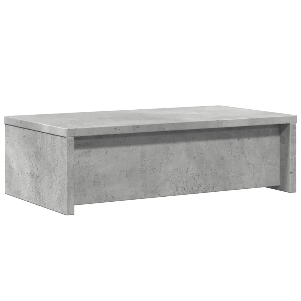 vidaXL Supporto Monitor con Cassetti Grigio 50x27x15 cm in Truciolato