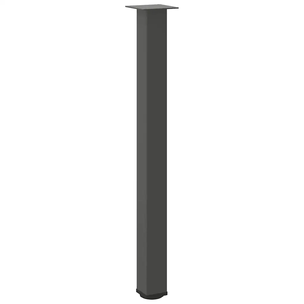 Gambe per tavolo da bar 4 pz Antracite 100-102 cm Acciaio 4012478