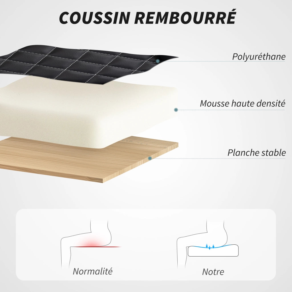 Sedia da ufficio ergonomica con braccioli regolabili, altezza regolabile, funzione basculante ¨C Minimal ¨C Nero