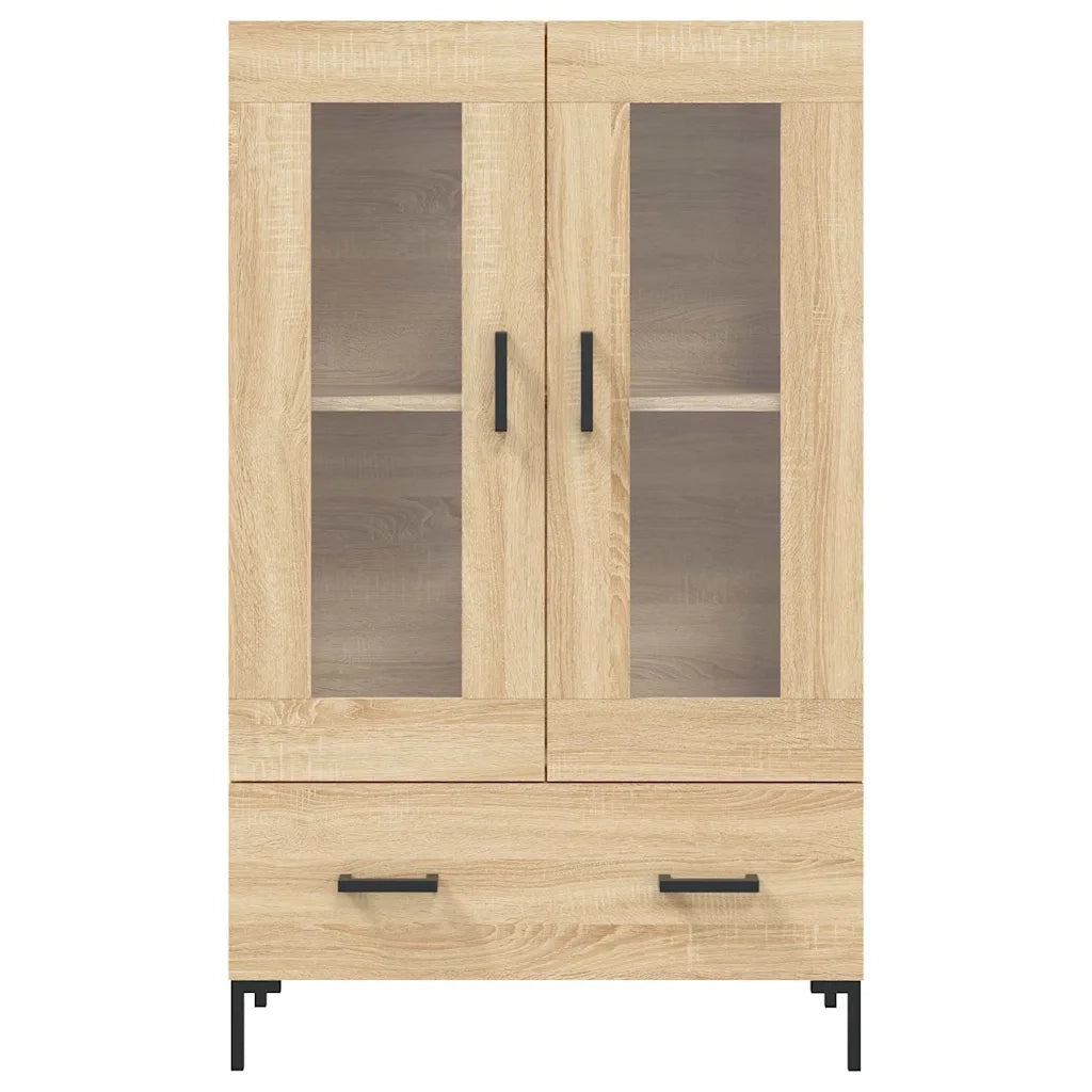 Credenza-Buffet-Armadio da cucina Rovere Sonoma 69,5x31x115 cm in Legno Multistrato