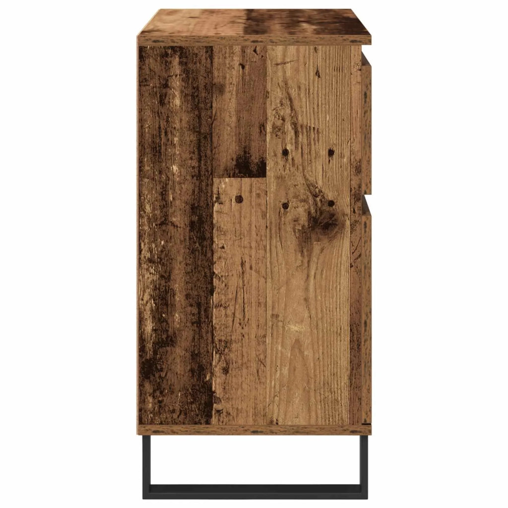 Credenza | Madia | Buffet da pranzo | Armadio da pranzo con cassetto Legno vecchio 60 x 35 x 70 cm