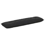 Cuscino per Schiena | Cuscino dorsale Nero 180 x 50 cm Tessuto in Cords