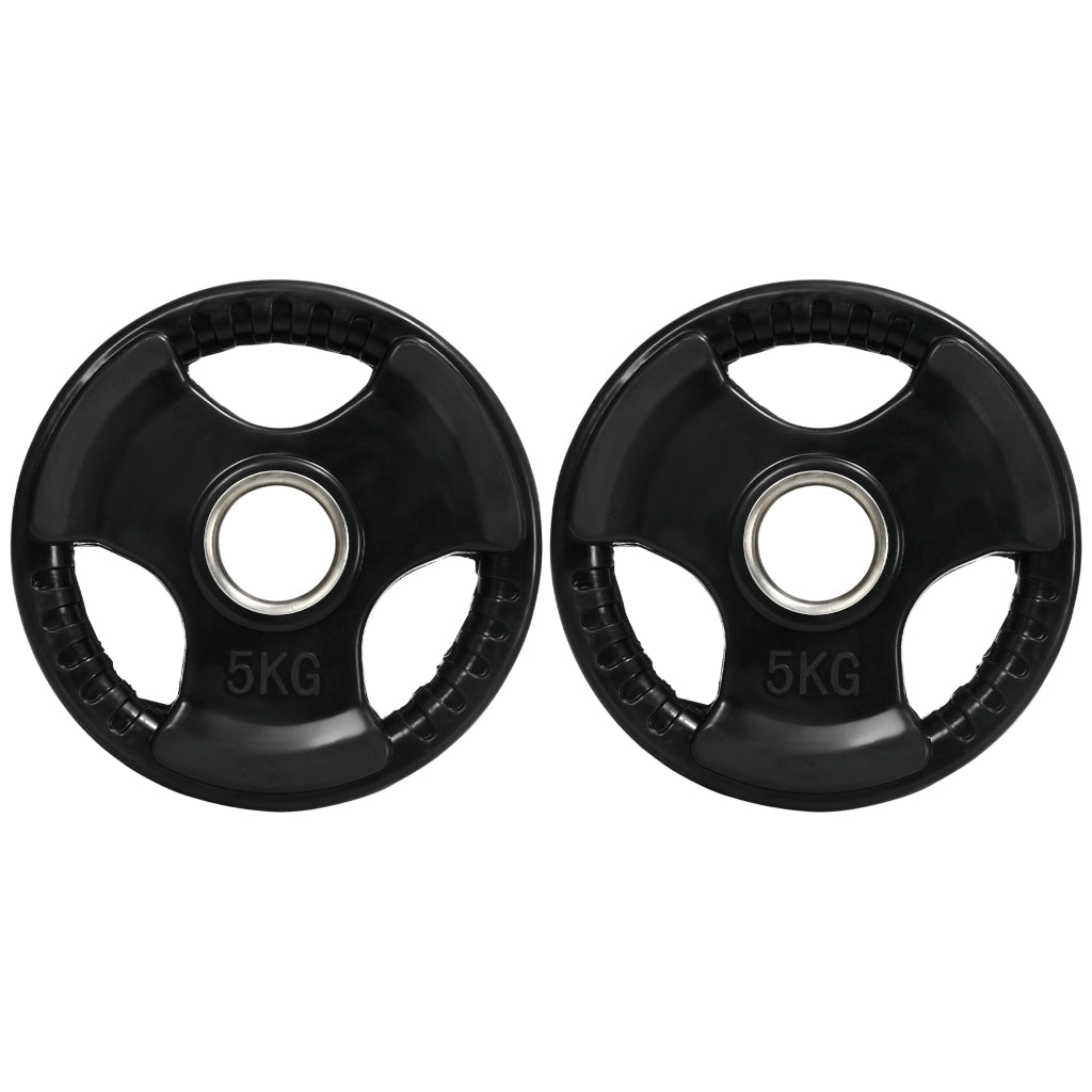 Dischi Pesi 2x5kg ¨C zephmum ¨C Nero, Gomma, Foro 50mm