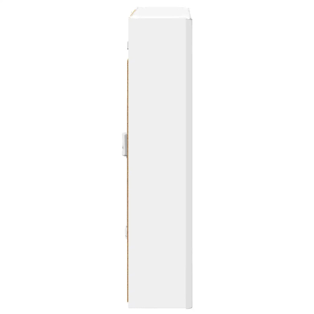 Mobiletto per specchio da bagno Bianco 63,5 x 15,5 x 70 cm
