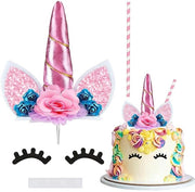 Decorazione per torta unicità, unicorno, decorazione per festa di compleanno, decorazione per bambina rosa