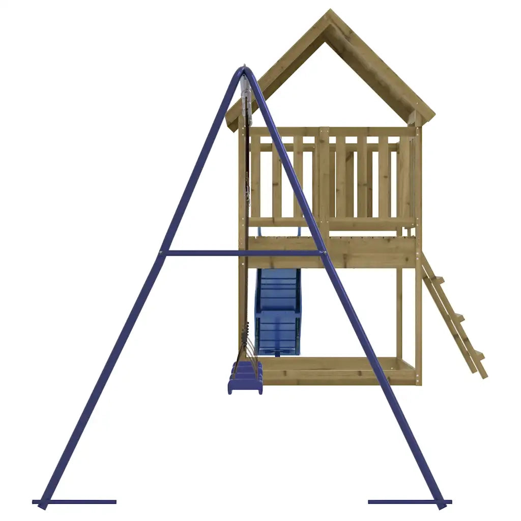 Set da Gioco da Esterno in Legno di Pino Impregnato 3155941