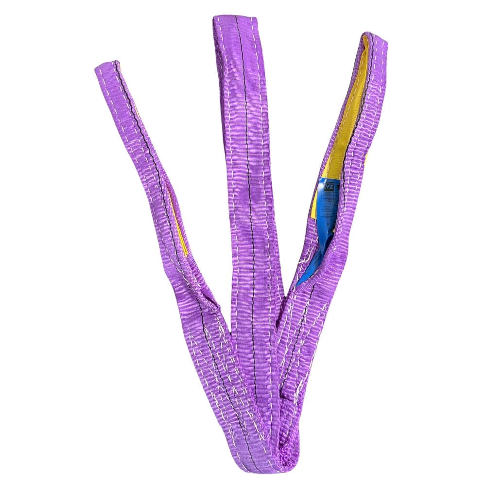Fascia Cinghia di Sollevamento Viola 4 metri Portata 2000 Kg Larghezza 50 mm