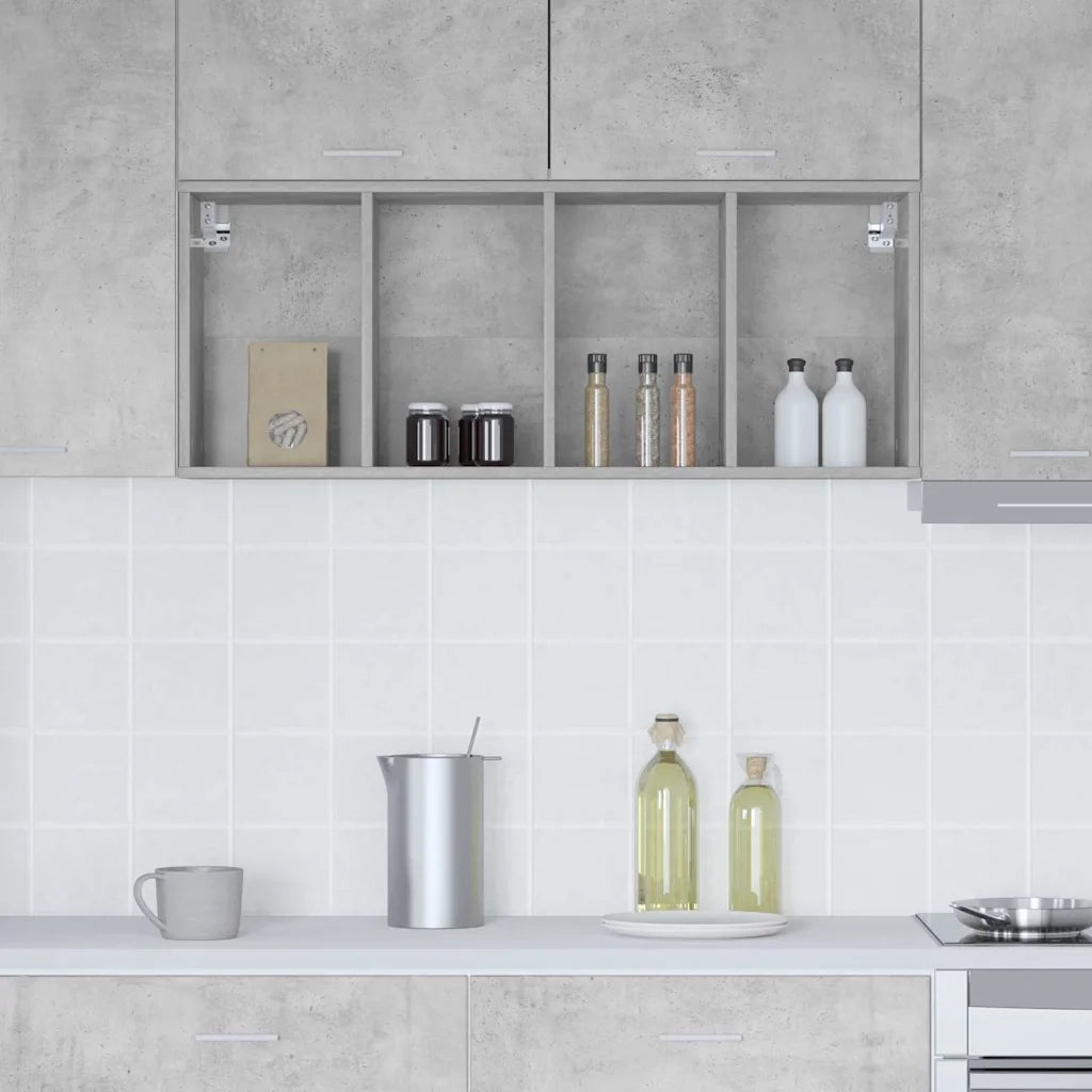Armadio pensile Grigio cemento 40 x 29,5 x 100 cm 884469