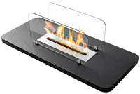 Camino a Bioetanolo da Tavolo 86x39x27,6 cm Karlsen Rialto Nero