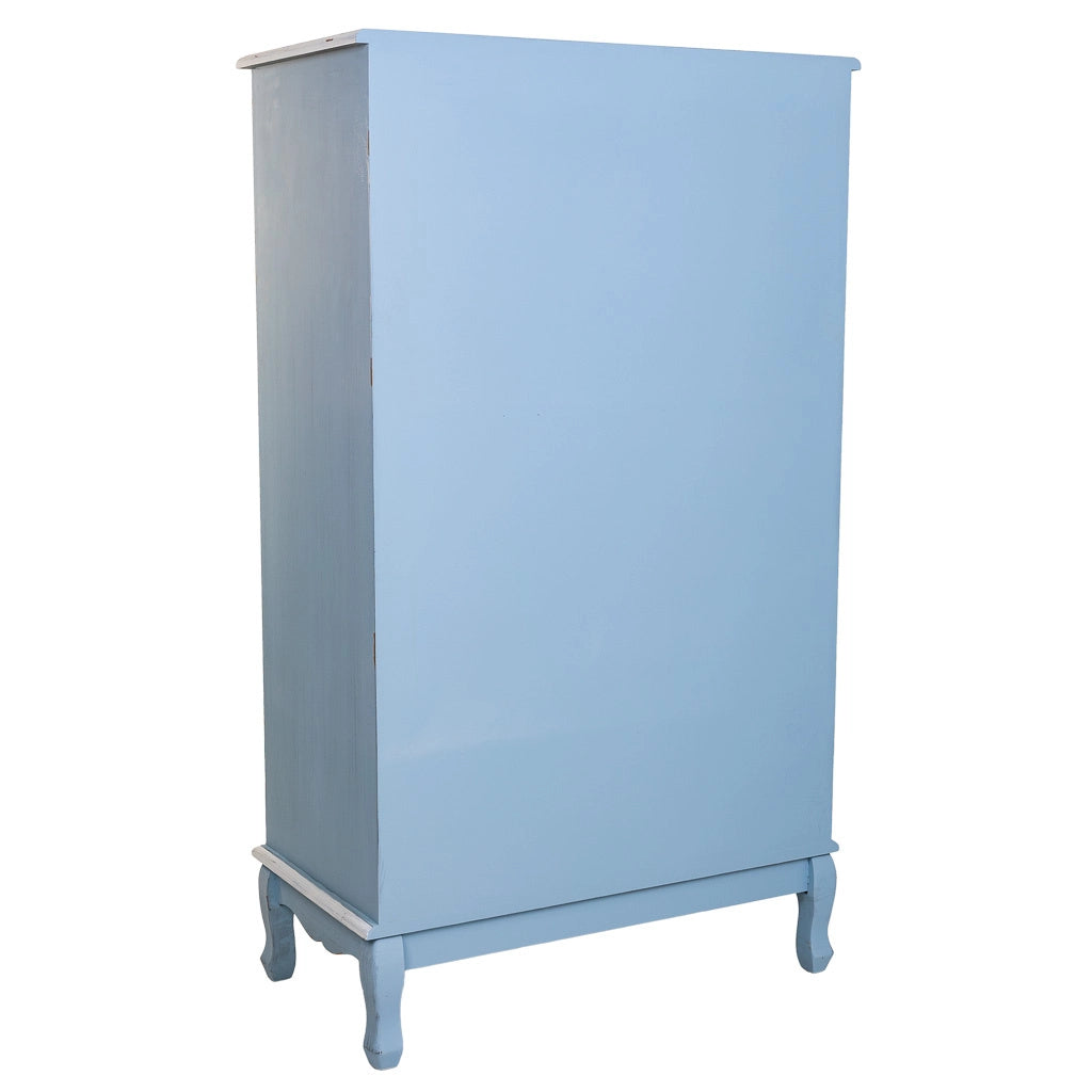 Armadio in legno con 2 ante e 1 cassetto 80x42x138