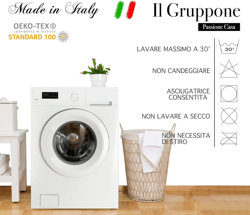 Trapunta Matrimoniale Invernale Stampata Piumino Caldo Piumone Prodotto Italiano Imbottitura Coperta Anallergica Traspirante - 15SnowyDay