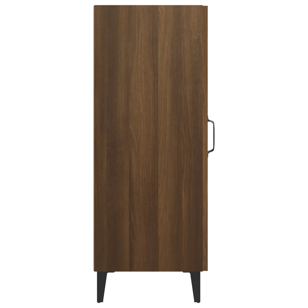 Credenza-Buffet-Armadio da cucina Rovere Marrone 34,5x34x90 cm in Legno Multistrato 695356