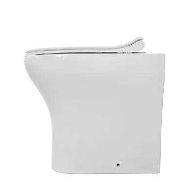 Wc filomuro senza brida bianco lucido con scarico universale  Itaca