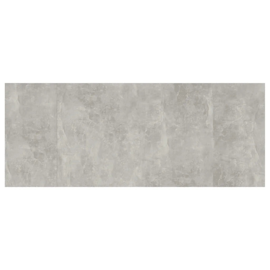Testiera Letto con Comodini-Testiera con Contenitore in Legno Multistrato Grigio Cemento 247520