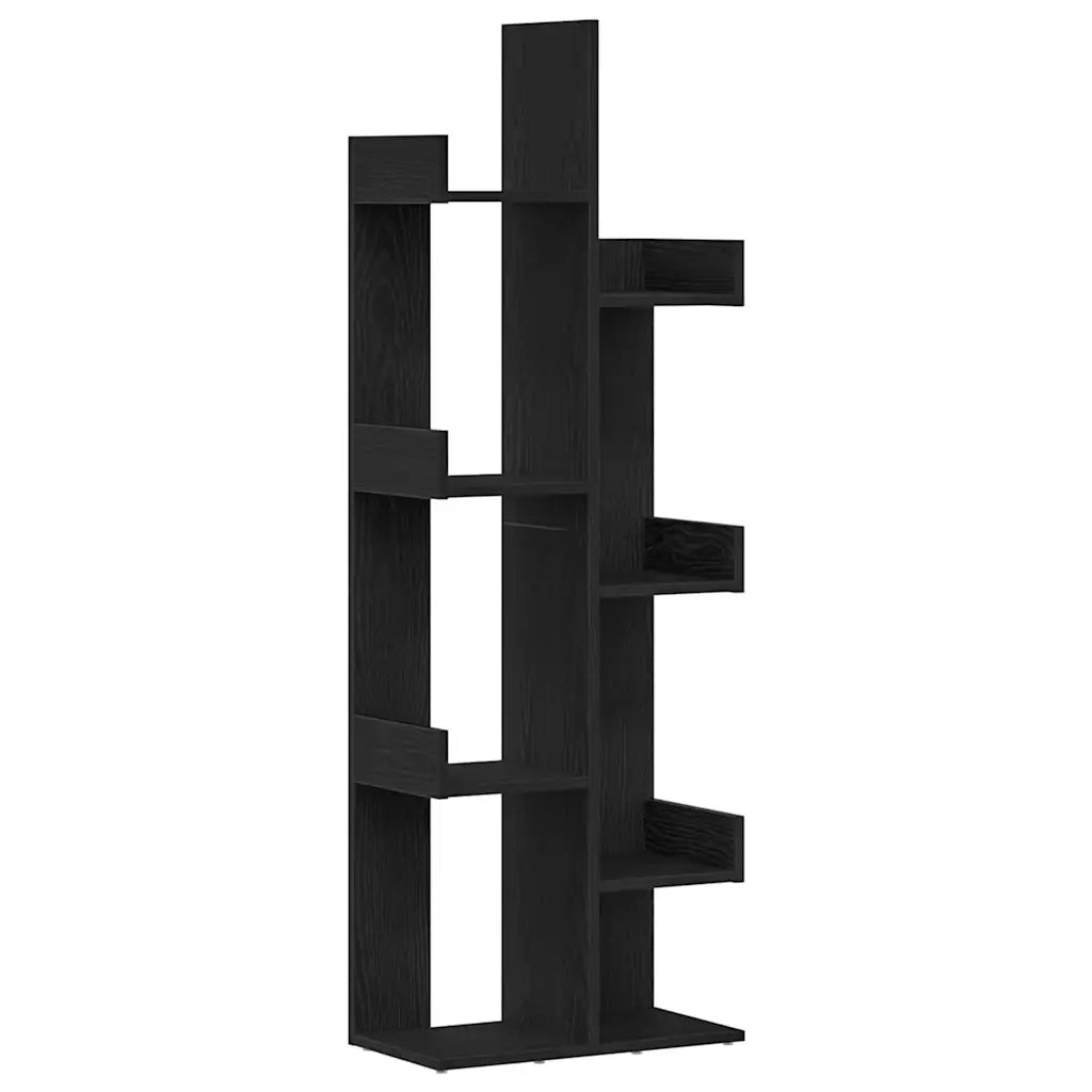 Libreria Rovere Nero 48 x 25,5 x 140 cm Legno multistrato 862681