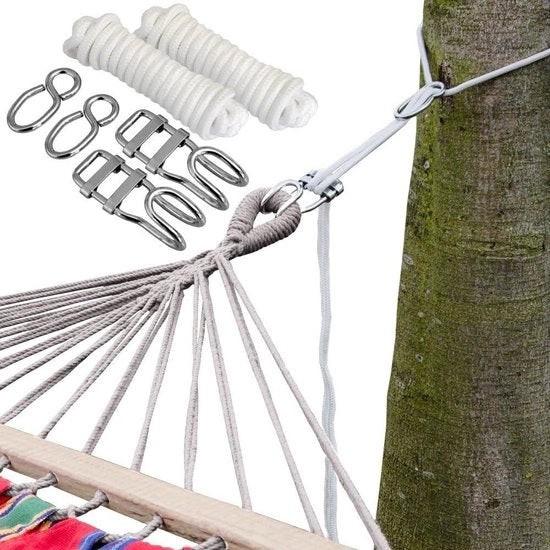 Sostegno per albero - 6 metri - set di aggancio flessibile - fino a 160 kg