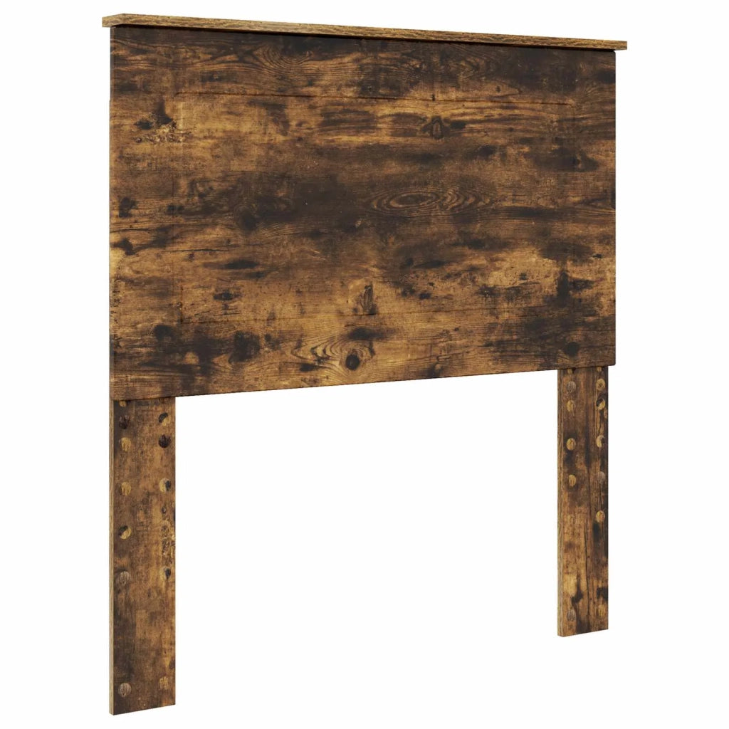 Letto con Contenitore Rovere fumé 75 x 190 cm Legno multistrato